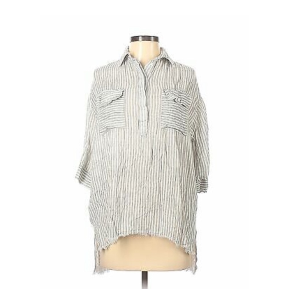 Dress Forum 3/4 length button down